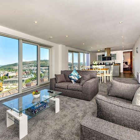 Just Stay Wales - Meridian Tower Marina & City View - 2 Bed Apartment Swansea Ngoại thất bức ảnh