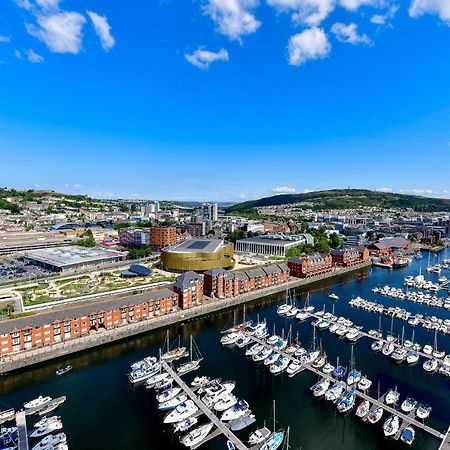 Just Stay Wales - Meridian Tower Marina & City View - 2 Bed Apartment Swansea Ngoại thất bức ảnh